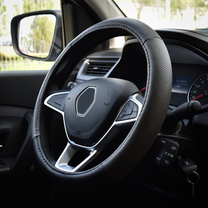 Husa Volan Gri Si Negru 37-39 Cm