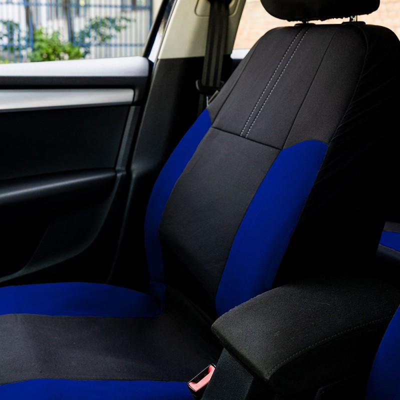 Set Huse Scaun Trend Albastru