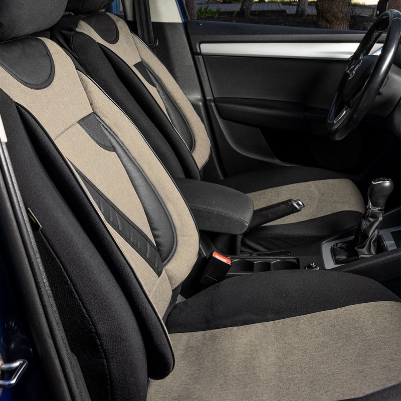 Set Huse Scaun Nero Bej