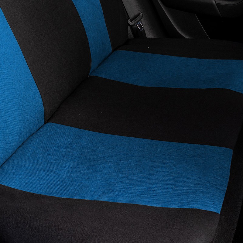 Set Huse Scaun Nero Albastru