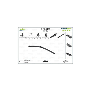 Stergator Valeo Hydroconnect Hf-Hr 450 Mm