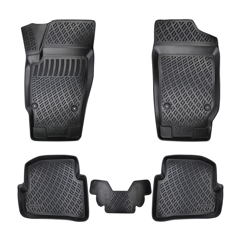 Set Covorase Auto Cauciuc Umbrella Pentru Skoda Fabia I 1999-2007