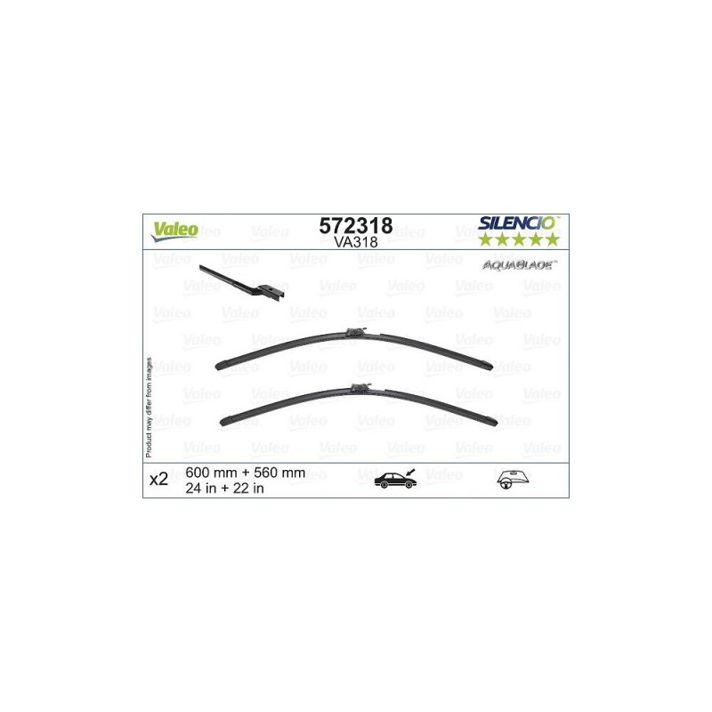 Set Lamele Stergator Parbriz 600/560 Mm
