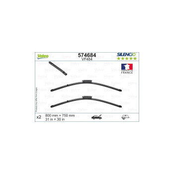 Set Lamele Stergator Parbriz 800/750 Mm
