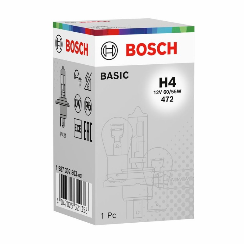 Bec 12V H4 60W / 55W Eco Bosch