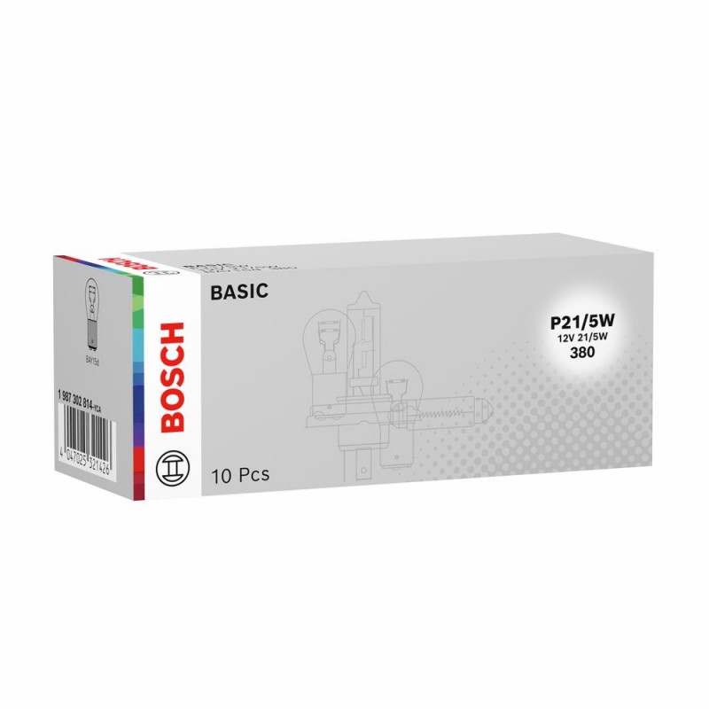 Bec 12V P21/5W 5W / 21W Eco Set 10 Buc Bosch