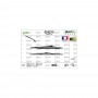 Set Stergatoare Valeo Silencio Conventional 600/450 Mm Vm212