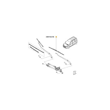 Stergator Parbriz 550 Mm Stanga