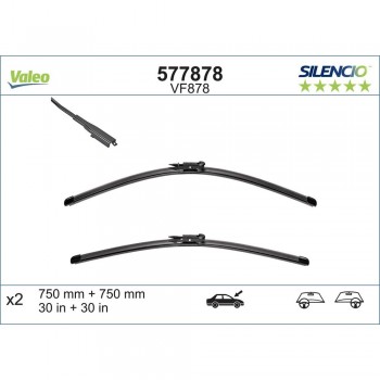 Set Stergatoare Valeo Silencio X.trm 750/750 Mm Vf878