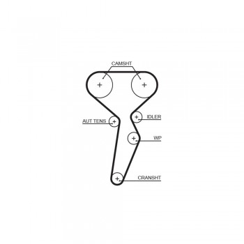 Gates - Curea Distributie 5671Xs