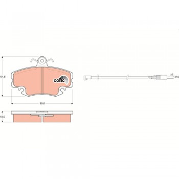 Set Placute Frana Fata Gdb400