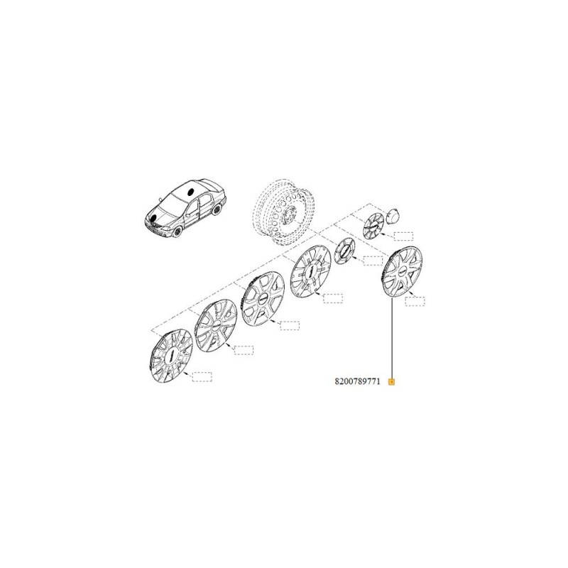 Capac Roata Tabla 15
