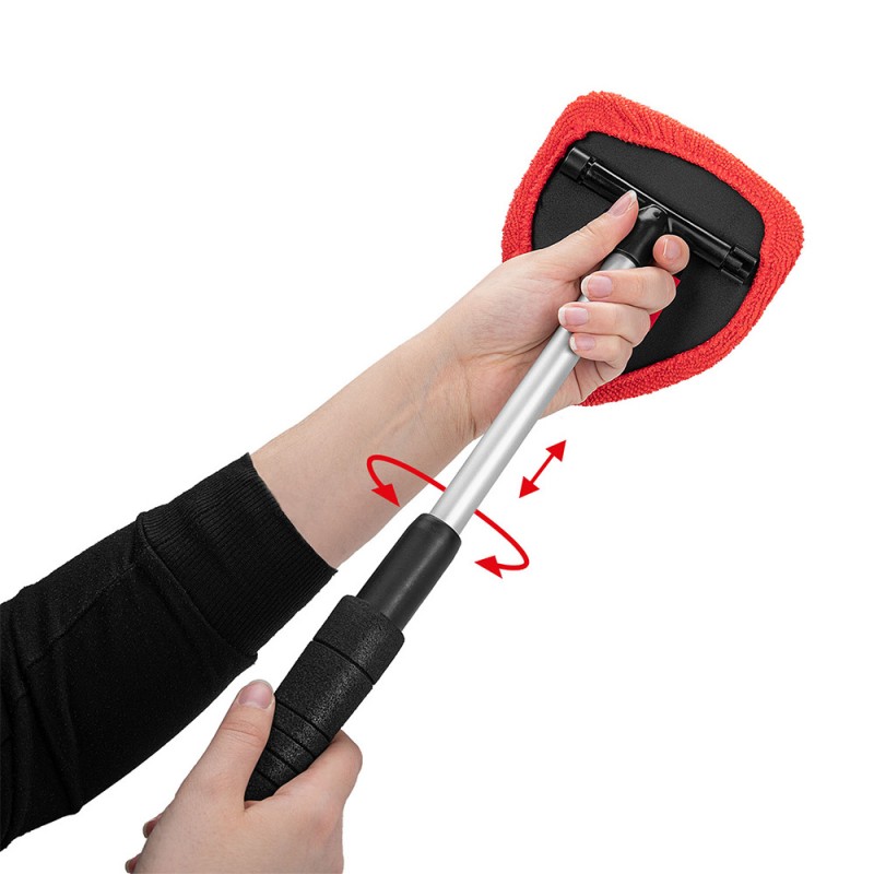 Curatitor Parbriz Premium Aluminiu Extensibil 33-50Cm Cu Microfibra