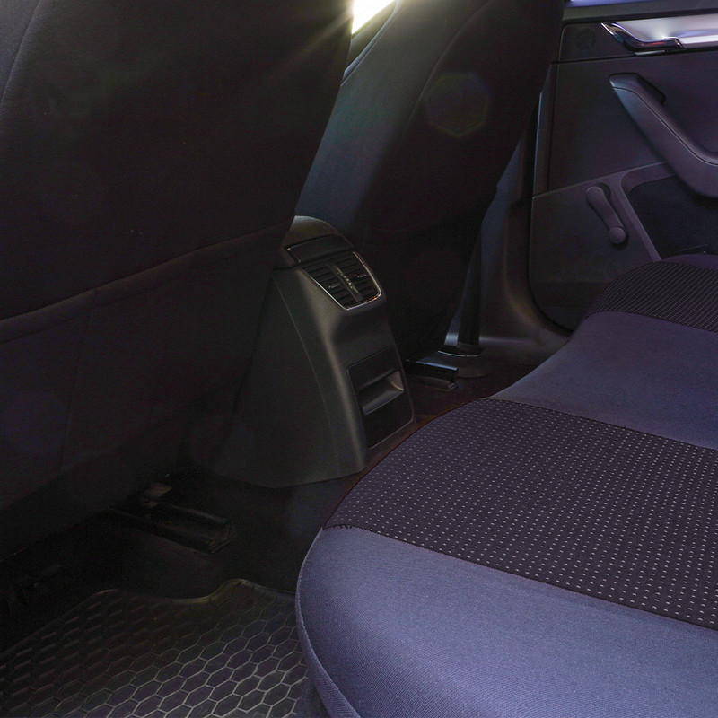 Set Huse Scaun Racing Negru - Albastru