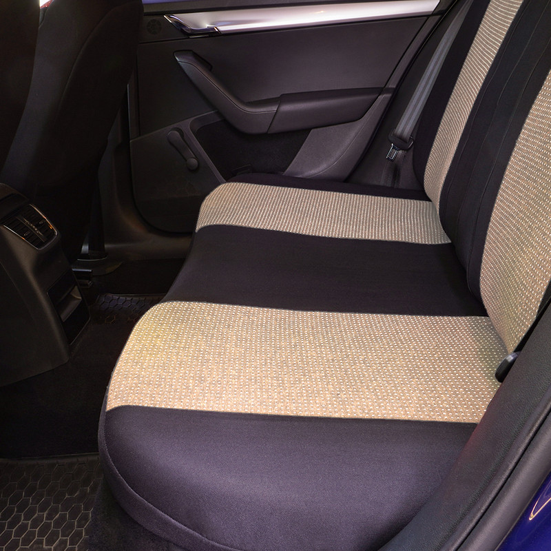 Set Huse Scaun Racing Bej