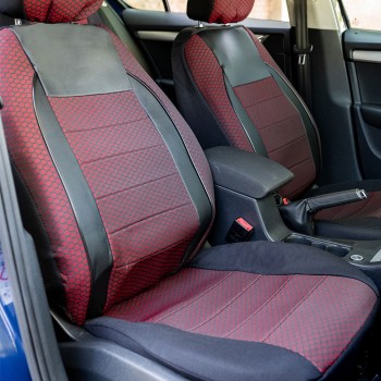 Set Huse Scaun Elegance Rosu