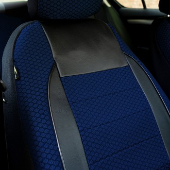 Set Huse Scaun Elegance Albastru