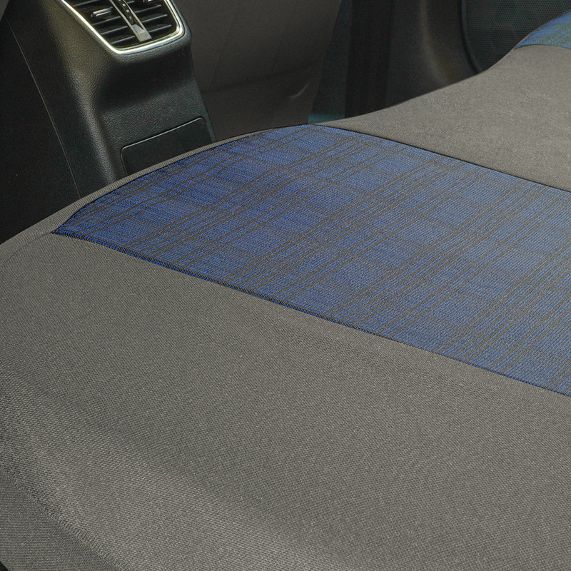 Set Huse Scaun Luxury Albastru