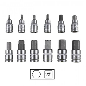 Set De 12 Piese 1/2` Imbusuri Hex. Jbm