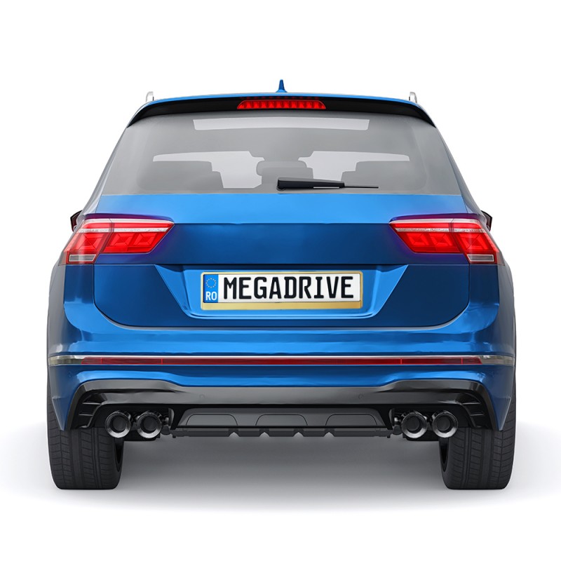 Suport Numar Inmatriculare Mega Drive Gold 1 Buc