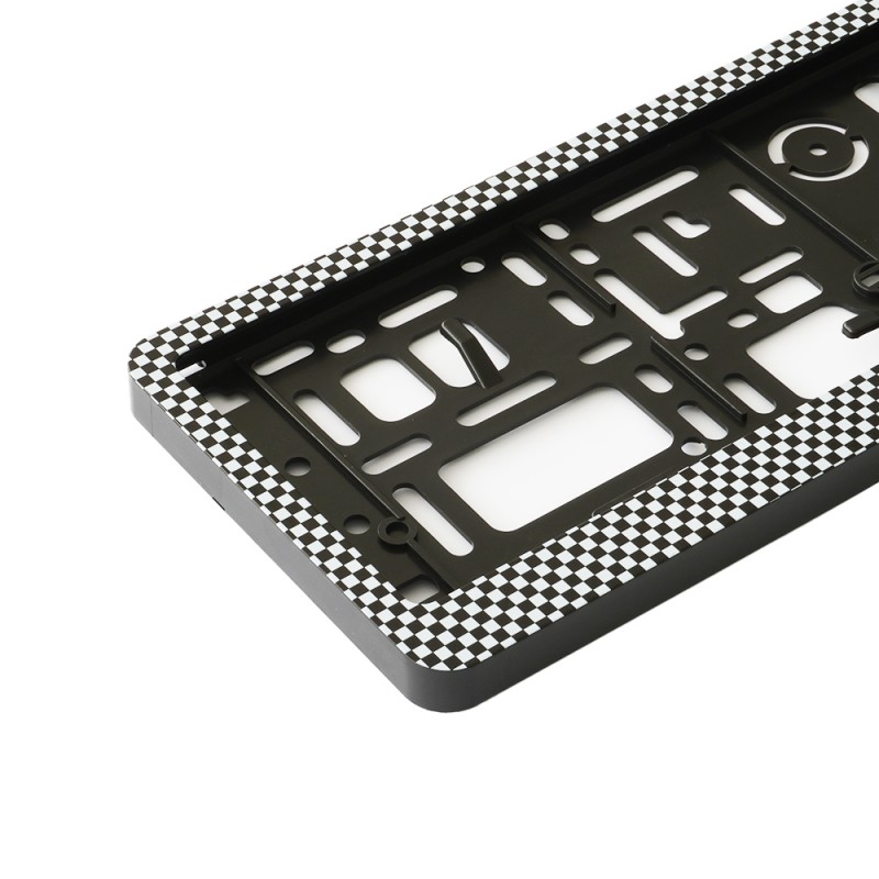 Suport Numar Inmatriculare Mega Drive Carbon Set 2 Buc