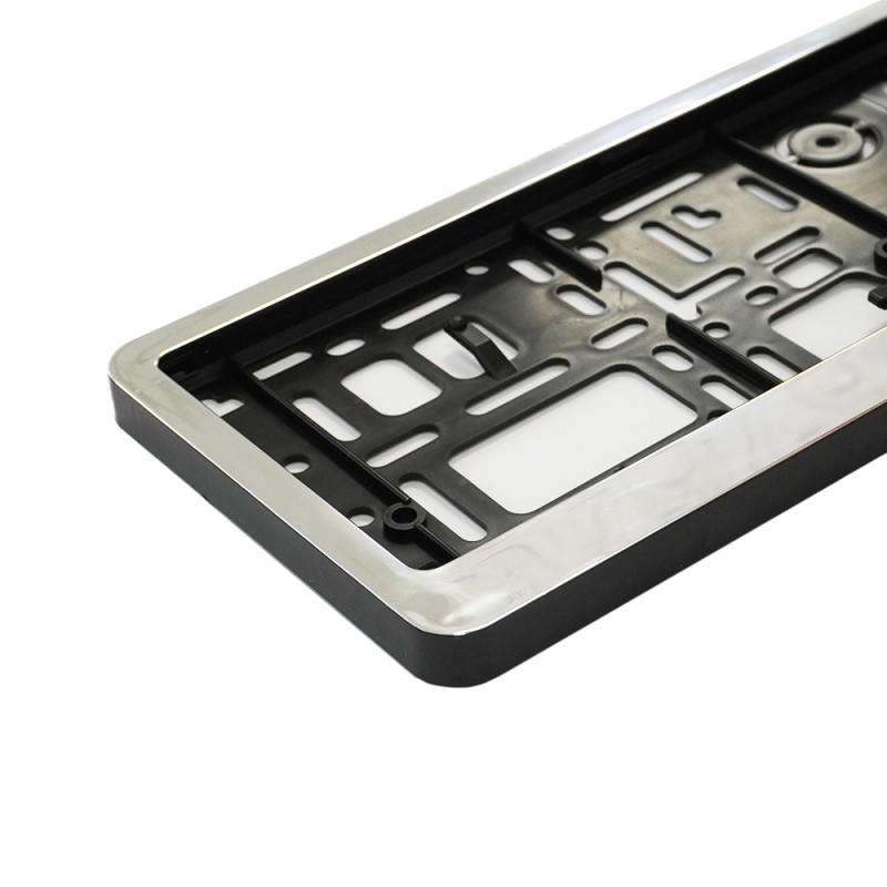 Suport Numar Inmatriculare Mega Drive Cromat Set 2 Buc