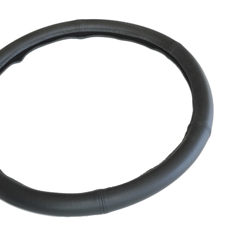 Husa Volan Piele Naturala Negru 47-49 Cm