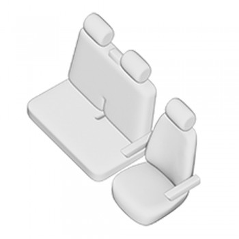 Set Huse Scaun Umbrella Pentru Vw T5 (2+1) Transporter Van 2004-2015