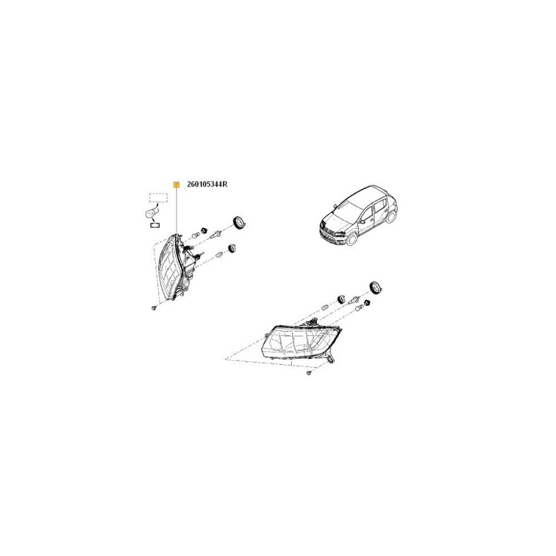 Far Dr. Dacia Log./Sand. Ii 260105344R