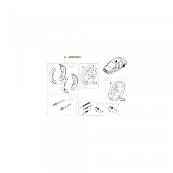 Set Saboti Frana Sistem Franare Bosch 440609415R