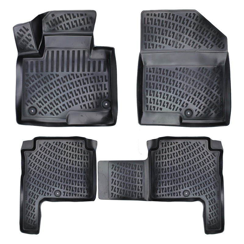 Set Covorase Auto Cauciuc Umbrella Pentru Hyundai Santa Fe Iii 2012-2018