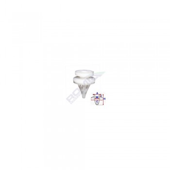 Clips Tapiterie Pentru Renault - Alb Set 10 Buc