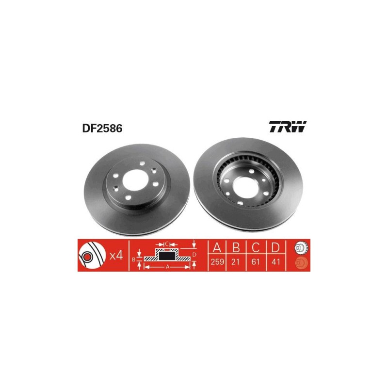 Disc Frana Fata 259X20.6 Df2586