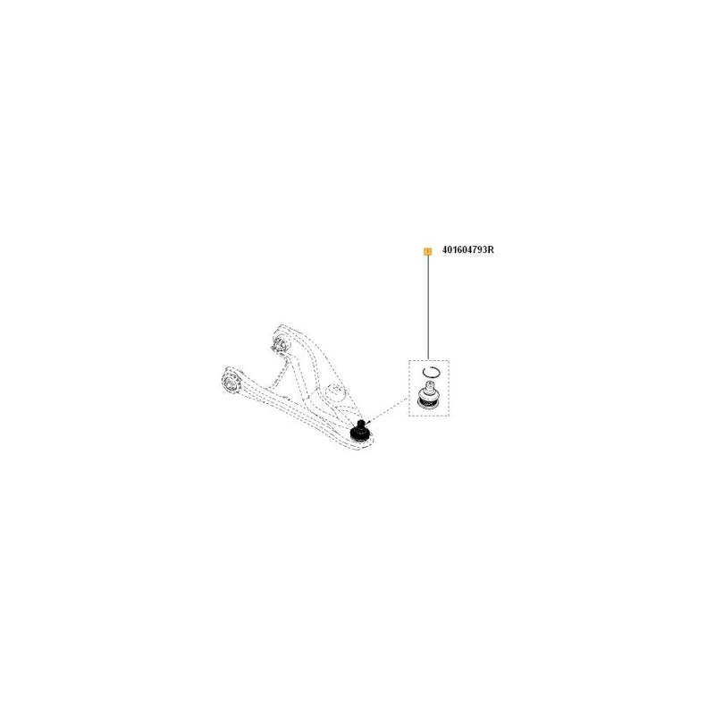 Pivot Suspensie 401604793R