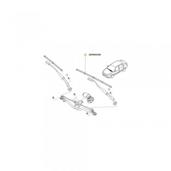 Stergator Parbriz 600 Mm Stanga