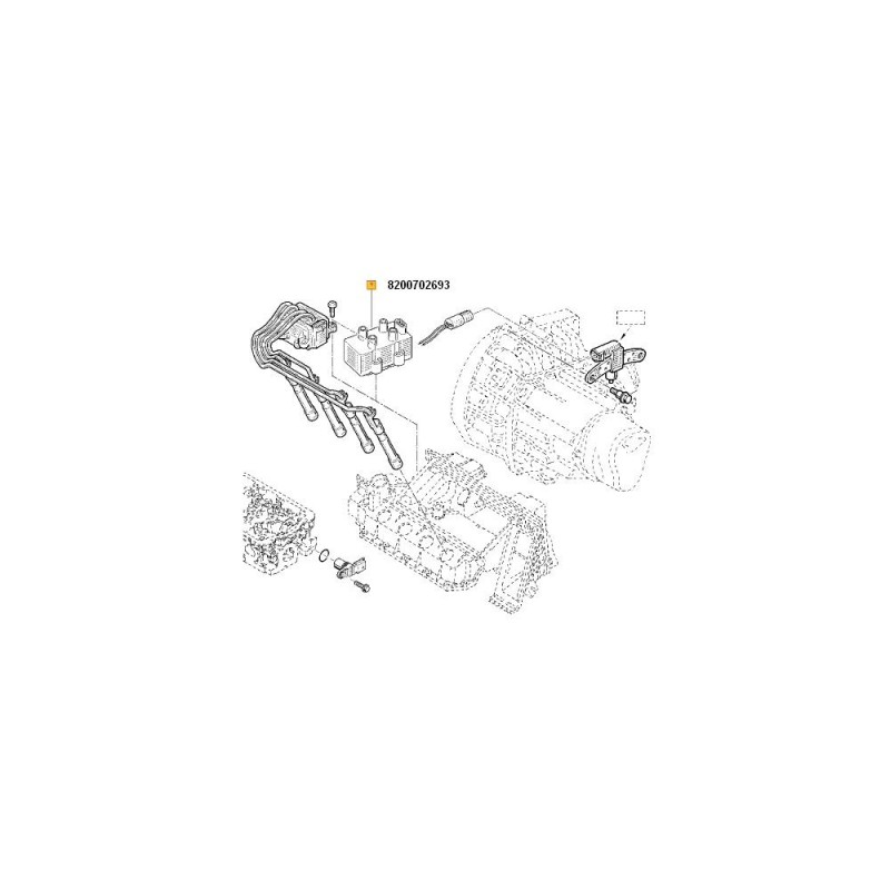 Bobina Inductie 1.2 16V 8200702693