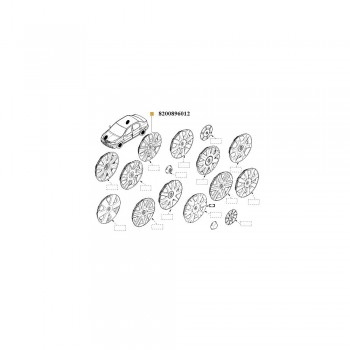 Capac Janta Tabla 15``