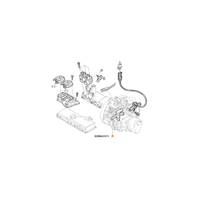 Senzor Impulsuri Arbore Cotit 8200643171