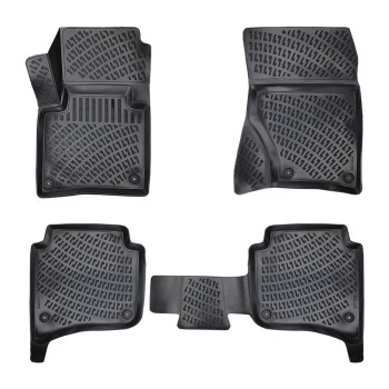 Set Covorase Auto Cauciuc Umbrella Pentru Vw Touareg Ii (7P) Clima 4 Zone 2010-2018