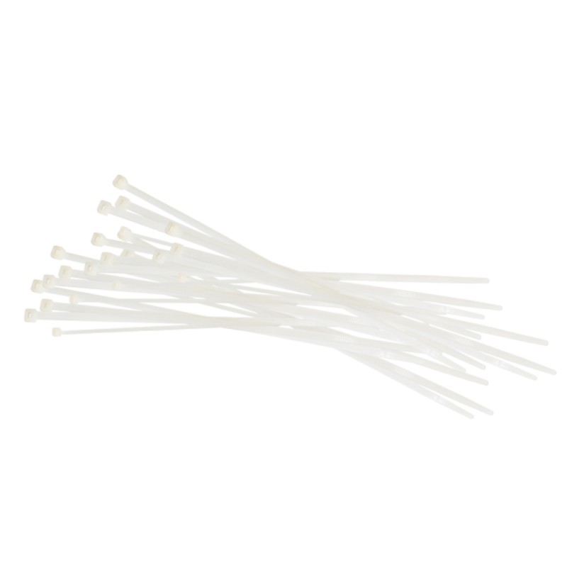 Coliere Nylon Albe Rezistente Uv 4.8X200Mm Set 100Buc - Norma