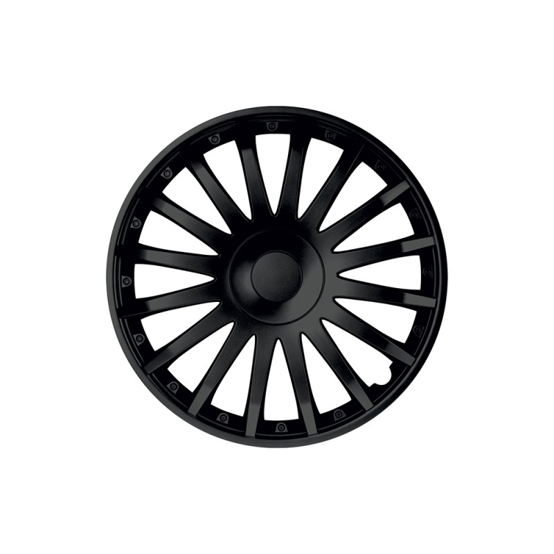 Set Capace Roti 16` Negre Crystal