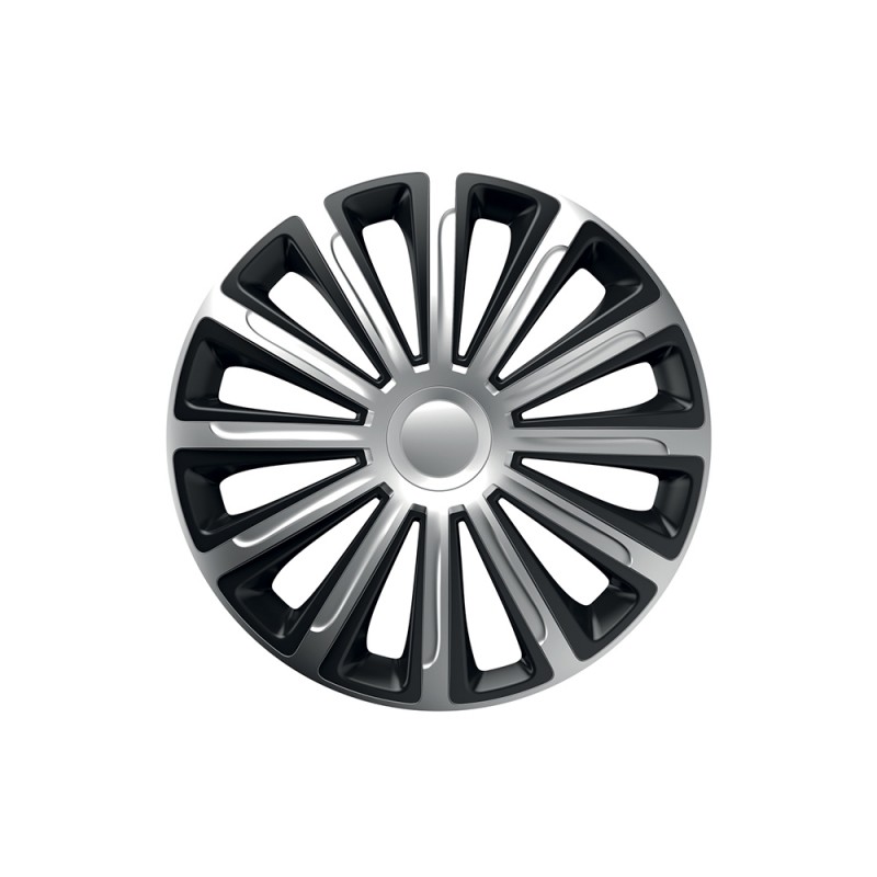 Set Capace Roti 14` Silver&Black Trend