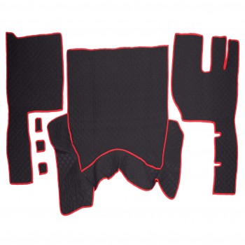 Set Covorase Piele Ecologica Truck Umbrella Pentru Volvo Fh12 Euro 5 Automat. Negru