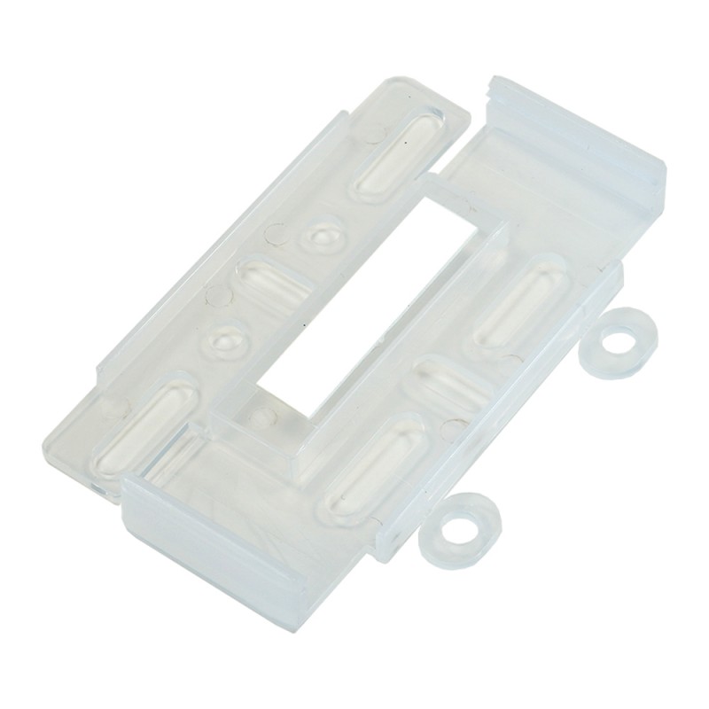 Suport Numar Inmatriculare Mega Drive Fara Rame Set 4 Buc (Fata + Spate) Transparent