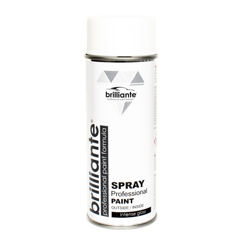 Vopsea Spray Alb Pur Mat (Ral 9010) 400Ml Brilliante