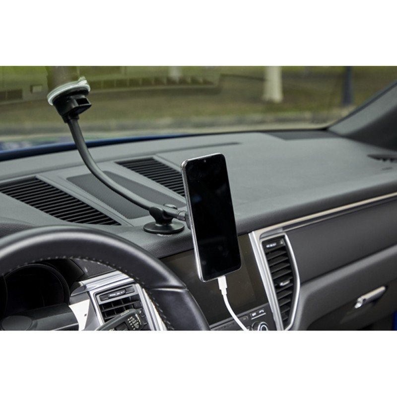 Suport Telefon Magnetic Auto Cu Fixare Pe Parbriz Cu Ventuza