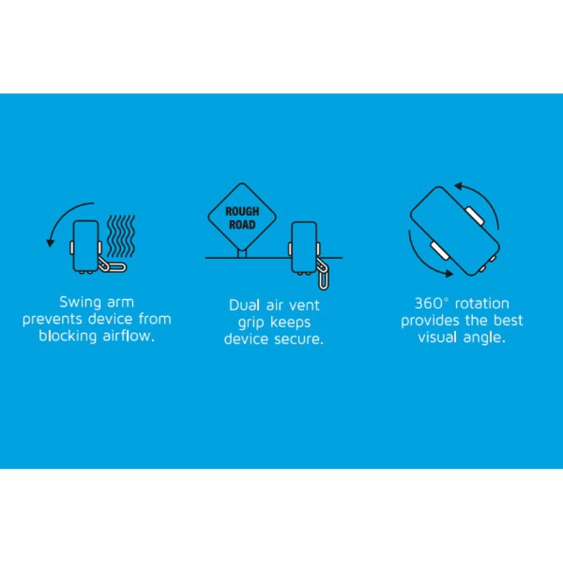 Suport Telefon Magnetic Auto Cu Fixare In Grila De Ventilatie Si Brat Reglabil