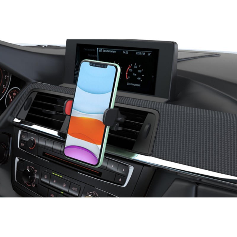 Suport Telefon Auto Extensibil 58-95 Mm Cu Prindere In Grila De Ventilatie