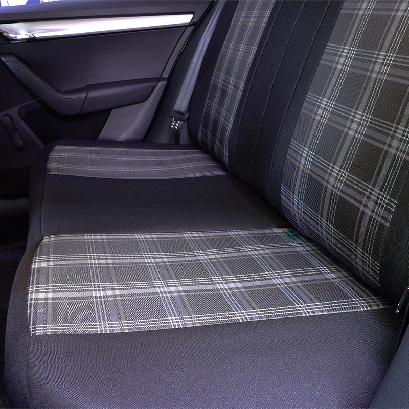 Set Huse Scaun Sport Negru-Gri