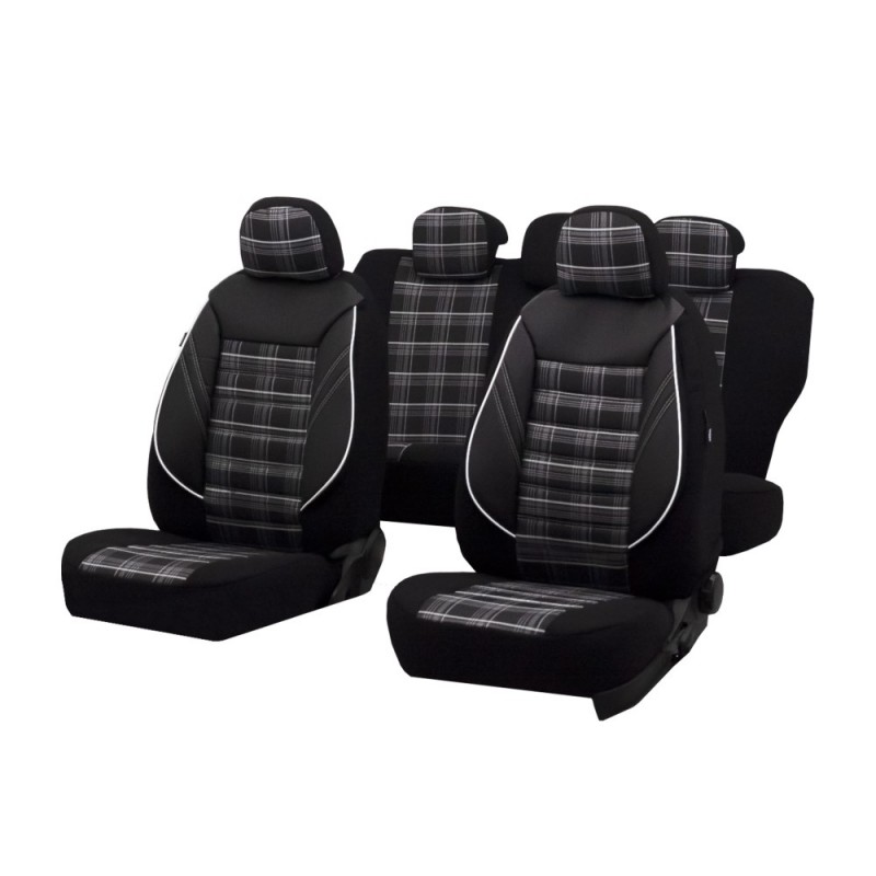 Set Huse Scaun Sport Negru-Gri